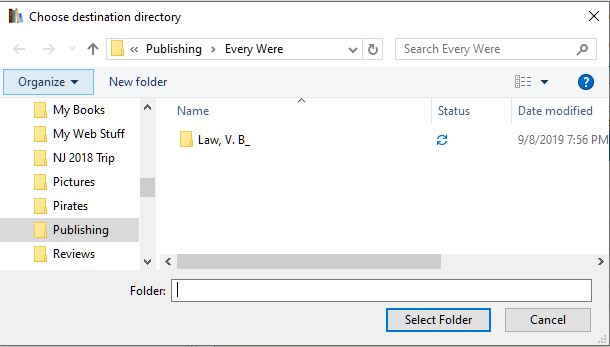 How To Create a MOBI File | V. B. Law